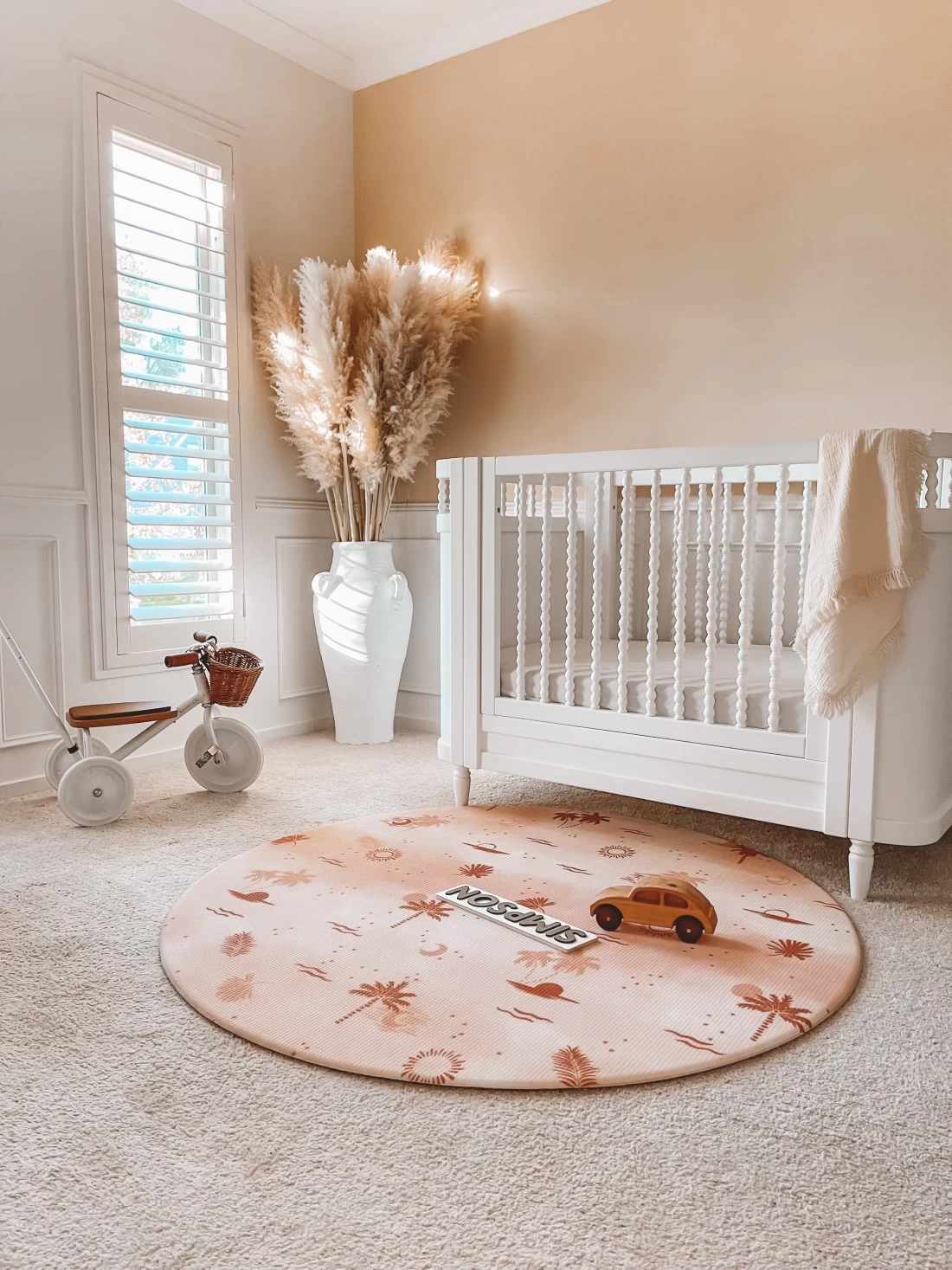 Mikro Australia best baby play mat set up in a cozy nursery room.
