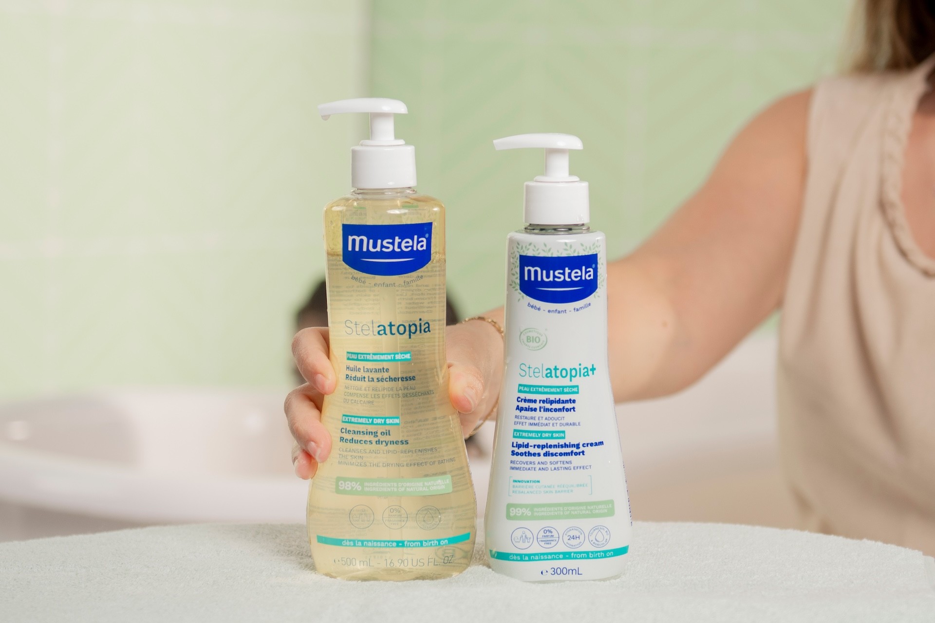 Mustela Stelatopia Cleansing Oil Stelatopia Duo