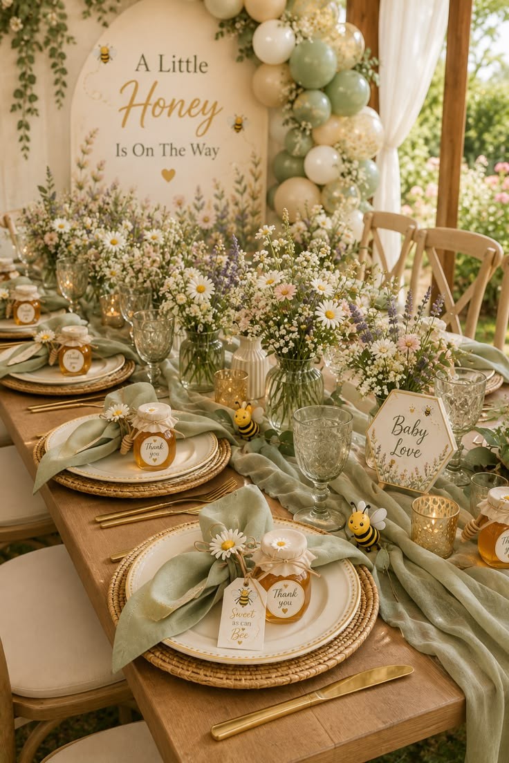 bee baby shower