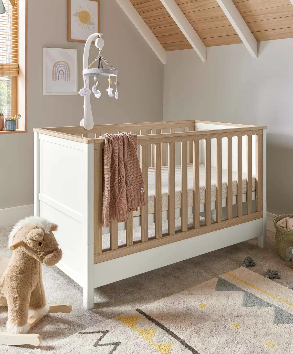 Mamas Papas Cot Beds Harwell Baby Cot Bed White Oak 30983836631205 1200x