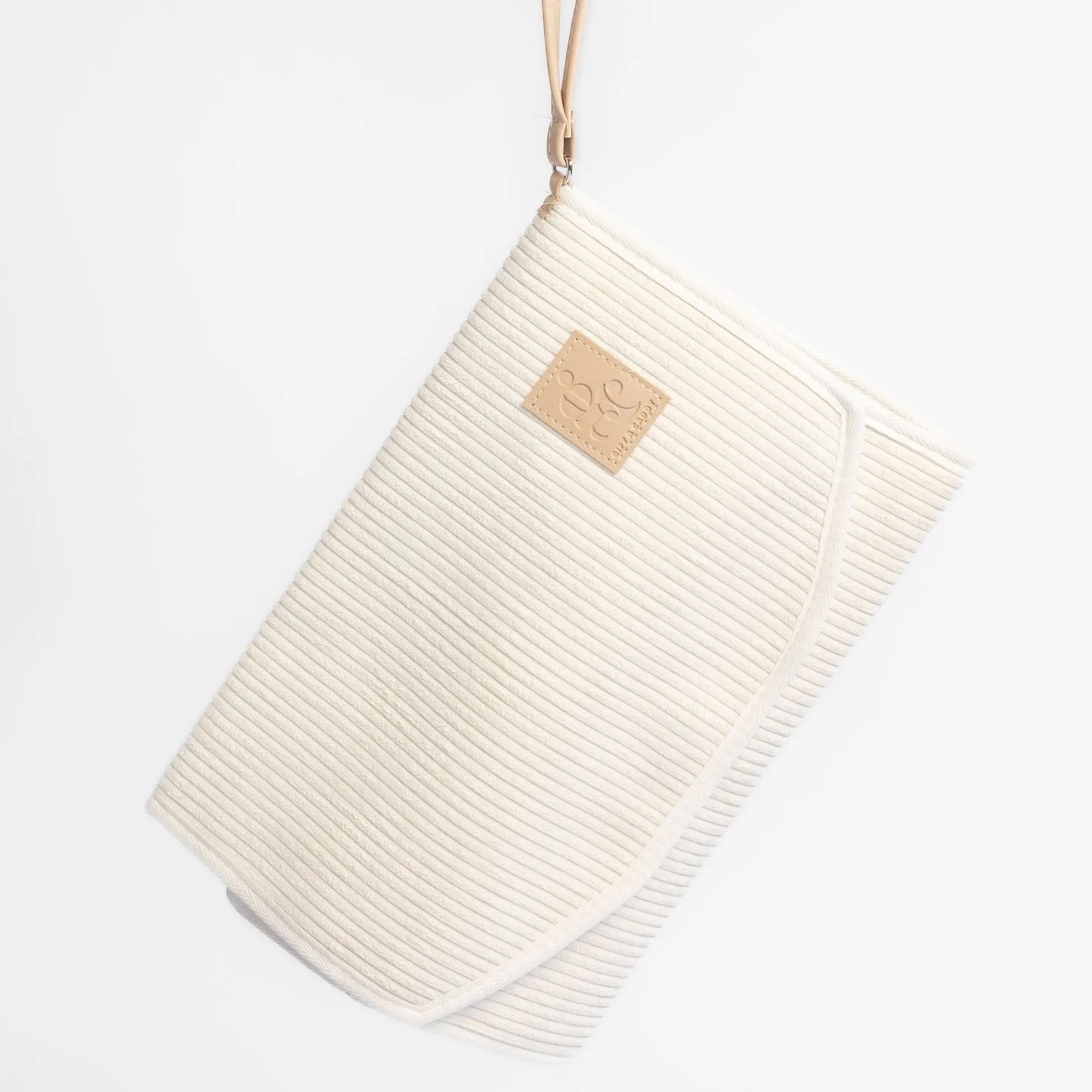 The corduroy gift a caddy travel change mat folded and hanging