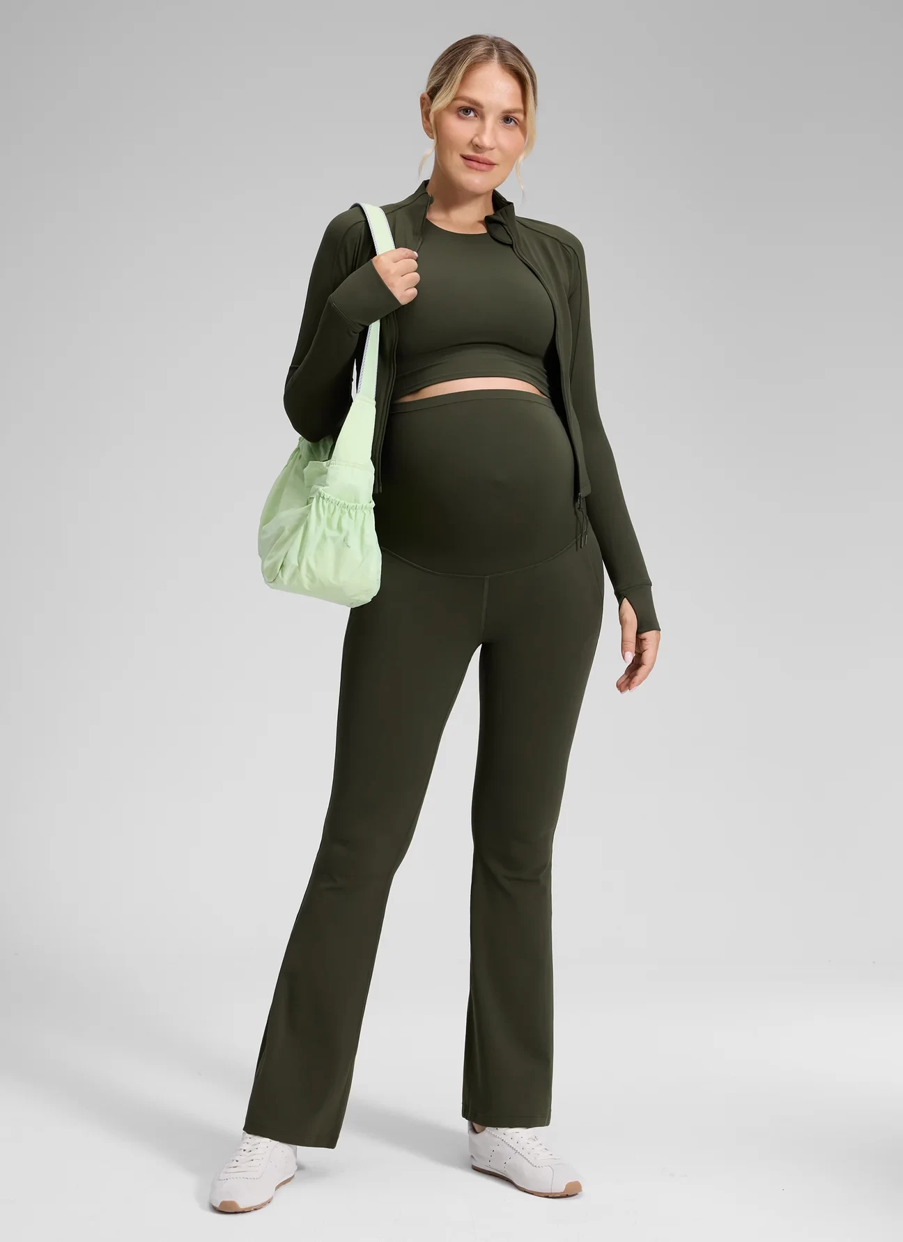 An Australian mum in CRZ YOGA maternity activewear