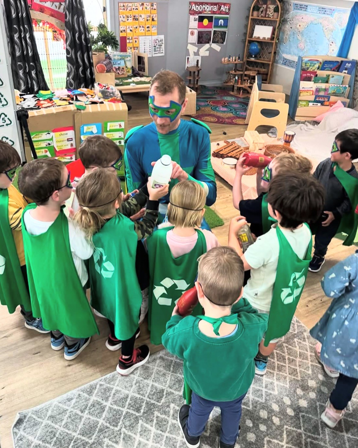 The best childcare and daycare centre promoting recycling and sustainability through fun dress-up activities