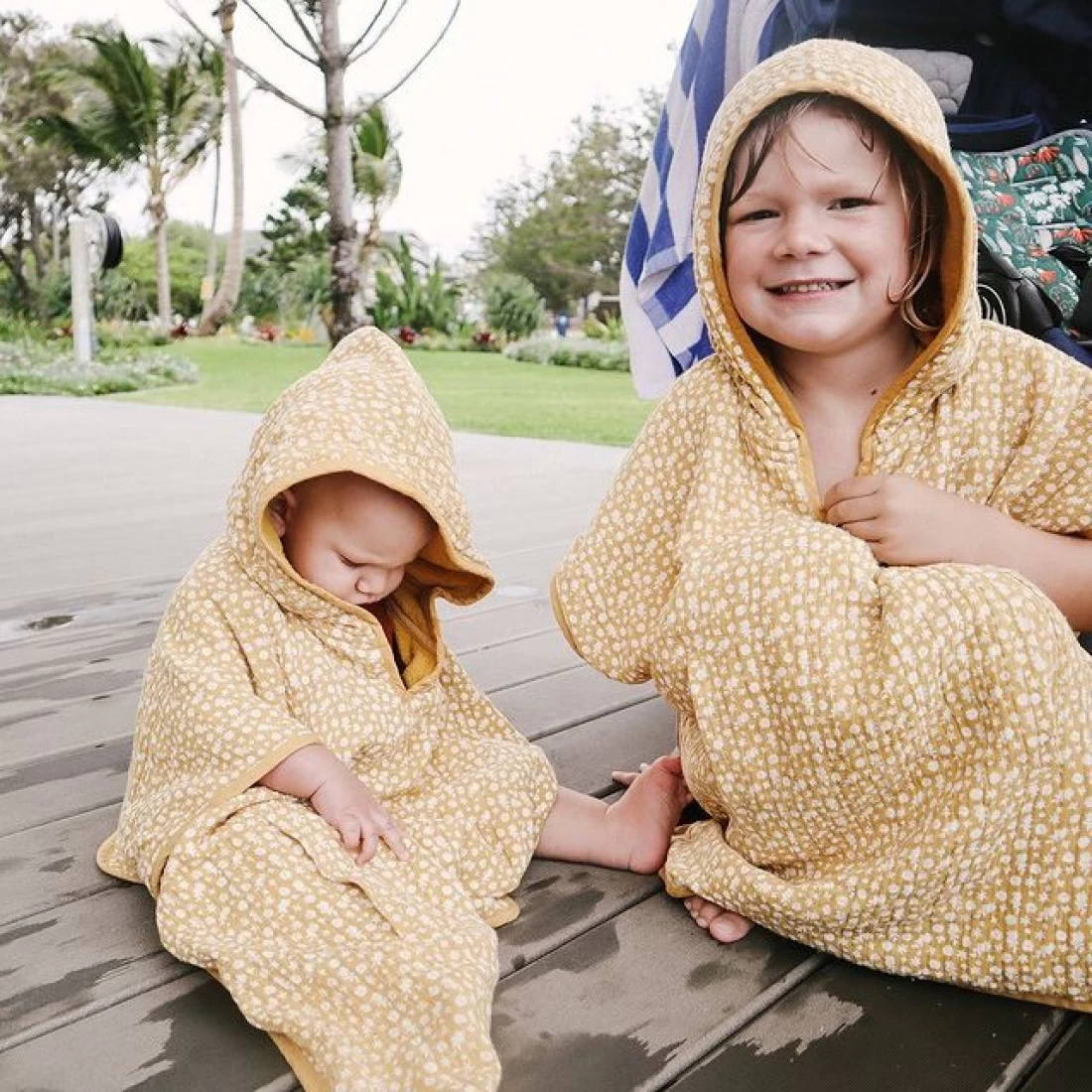 Kids Beach Towel SAMMIMIS Kids Bathrobe Swim Cover Up For Girls