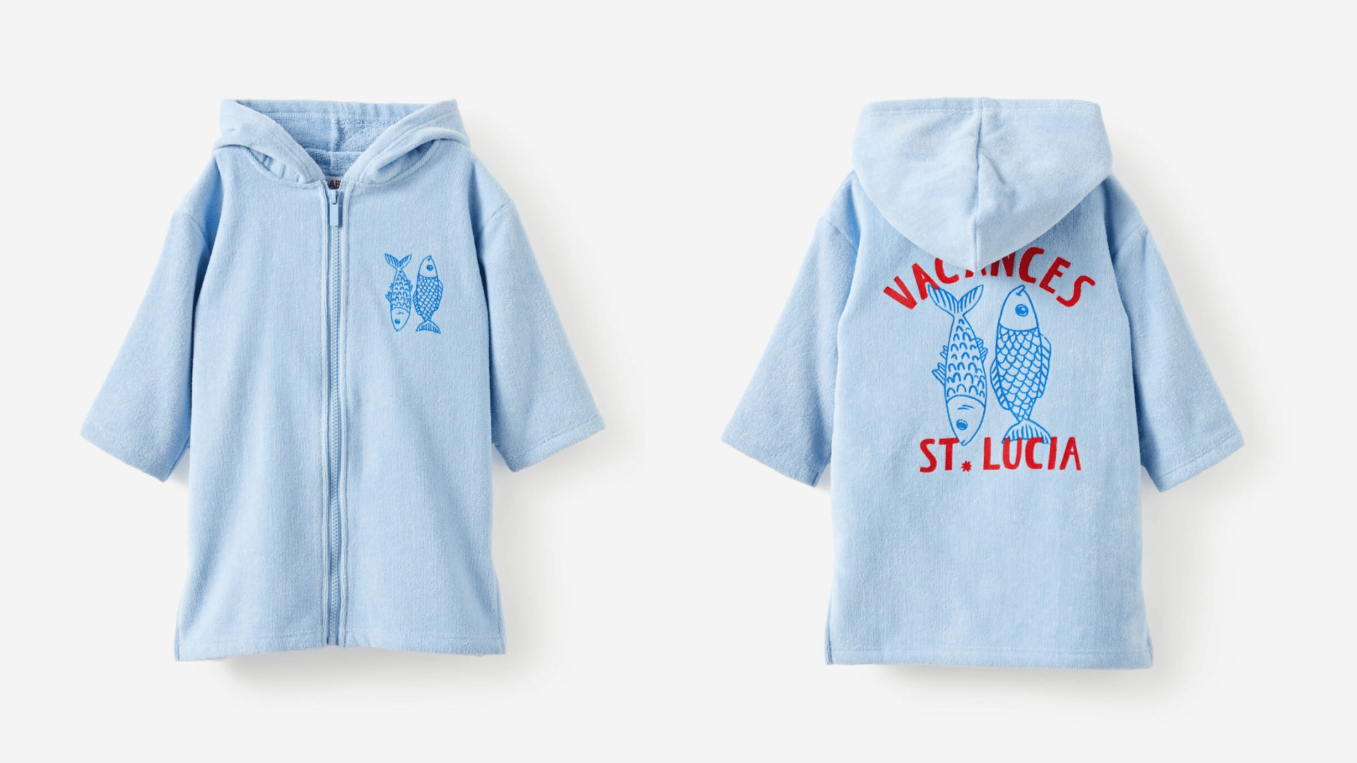 Cotton On Kids Zip Through Hooded Towel