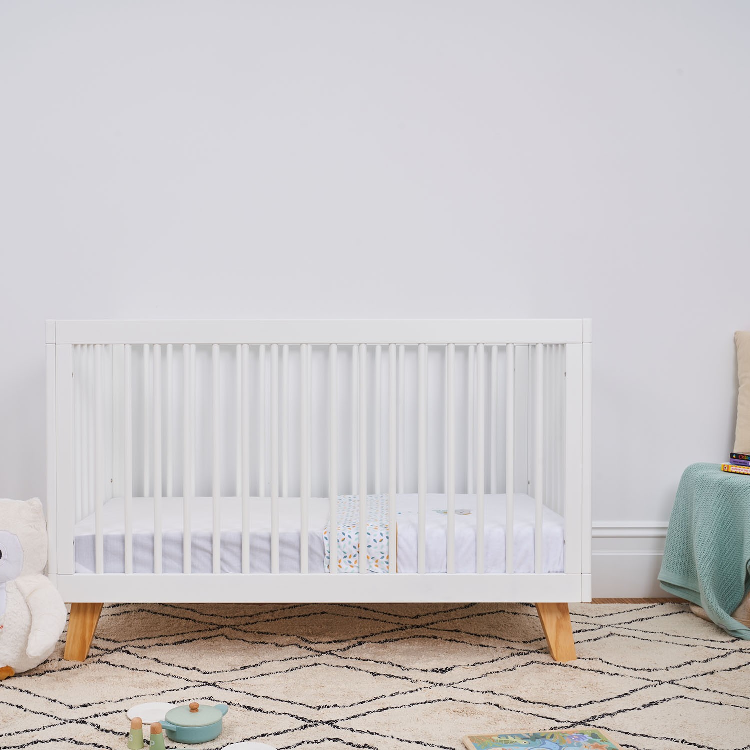 Aa Grotime 30228 Lincoln Cot White Natural Lifestyle 3