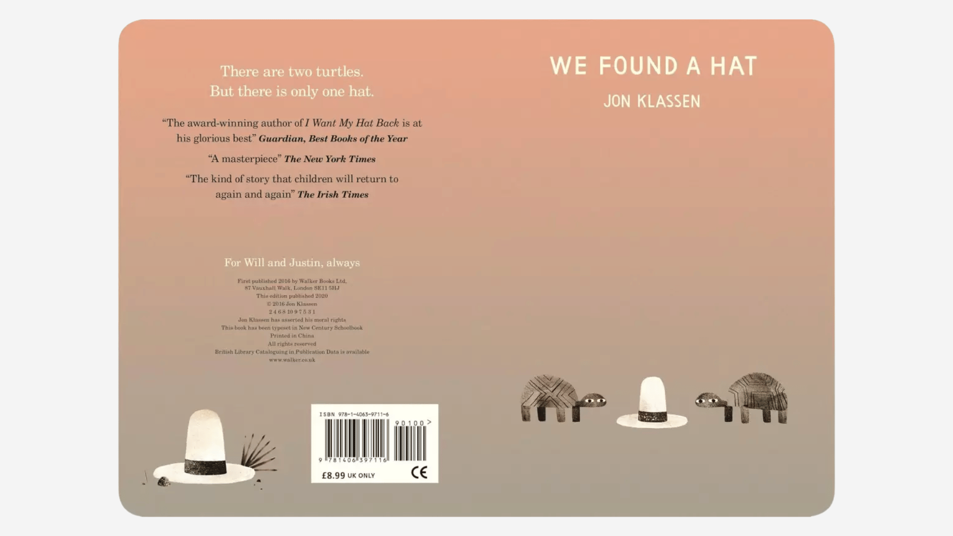 We Found A Hat Jon Klassen