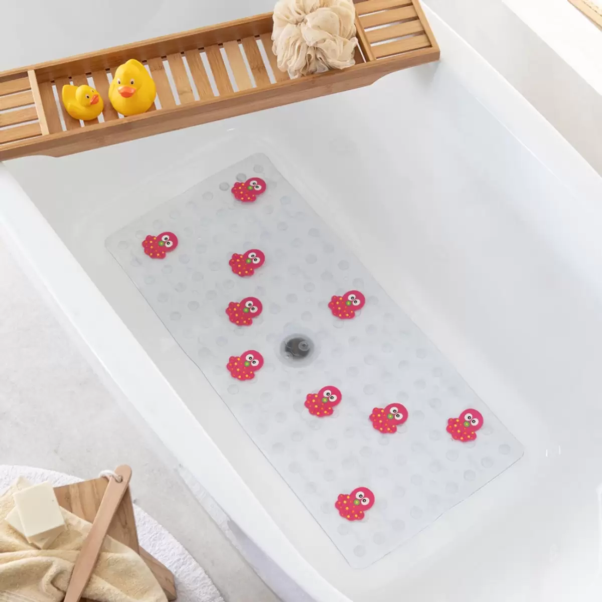 Star Rose Non Slip Safety Octopus Bath Mat From Pillow Talk 21 95