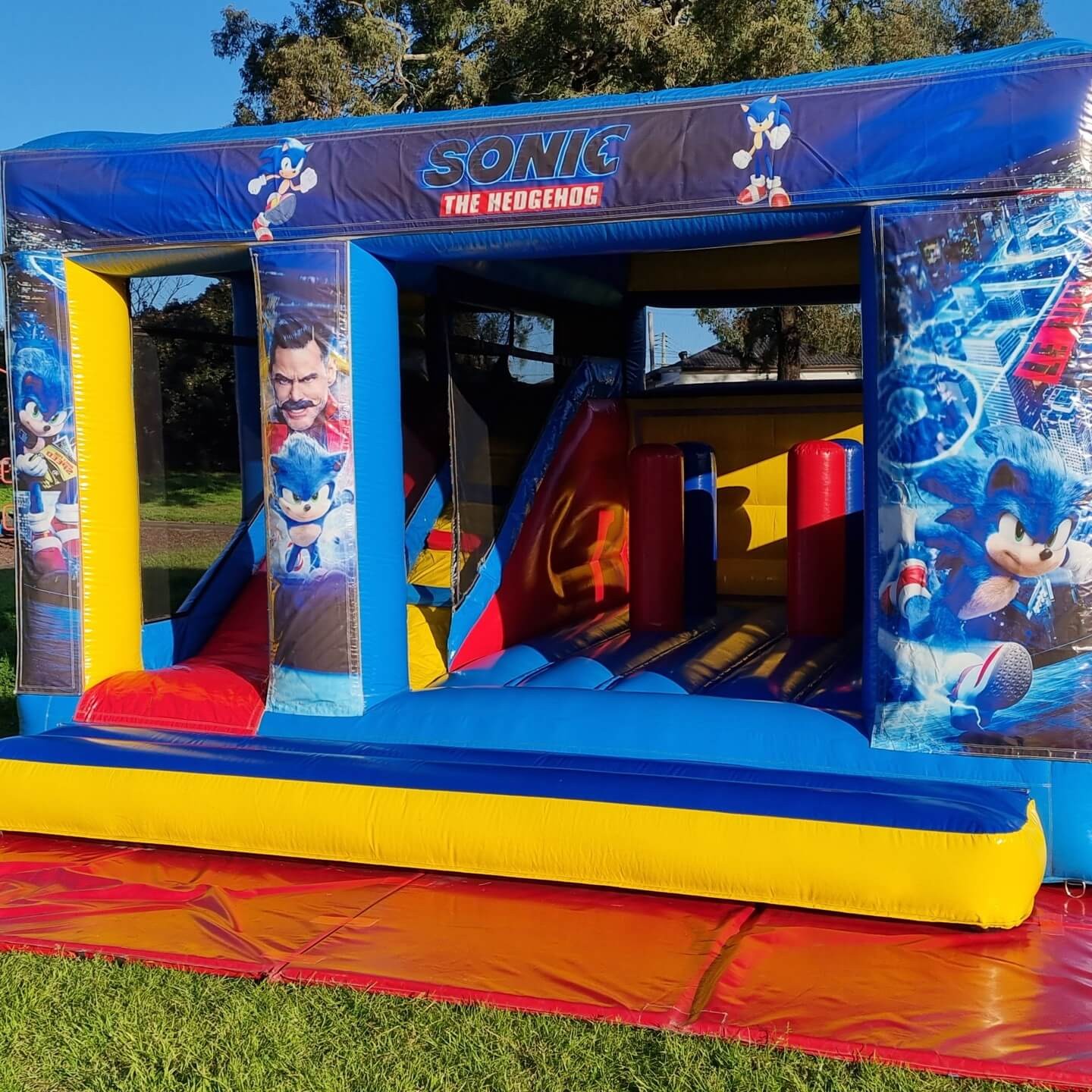 Best kids party ideas featuring a large inflatable jumping castle