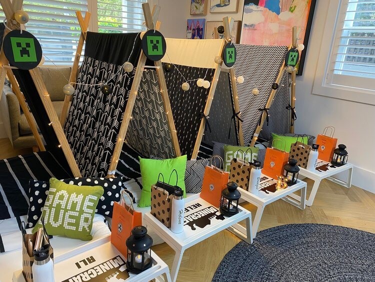 Children’s Boho party setup perfect for the best kids party ideas