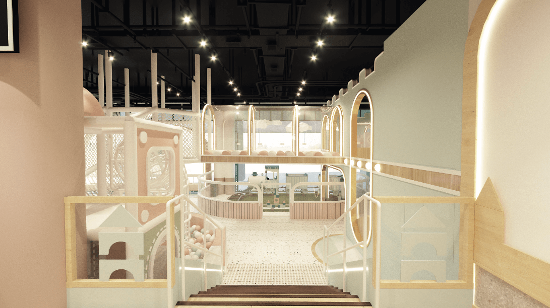 Best kids party ideas featuring a cafe soft play area for children