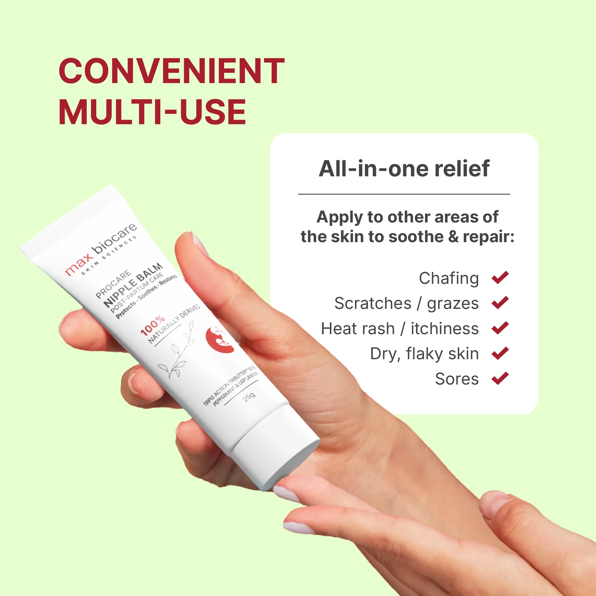 Nipple care gift for mum-to-be – Max Biocare Procare Nipple Balm offering multiuse all-in-one relief.