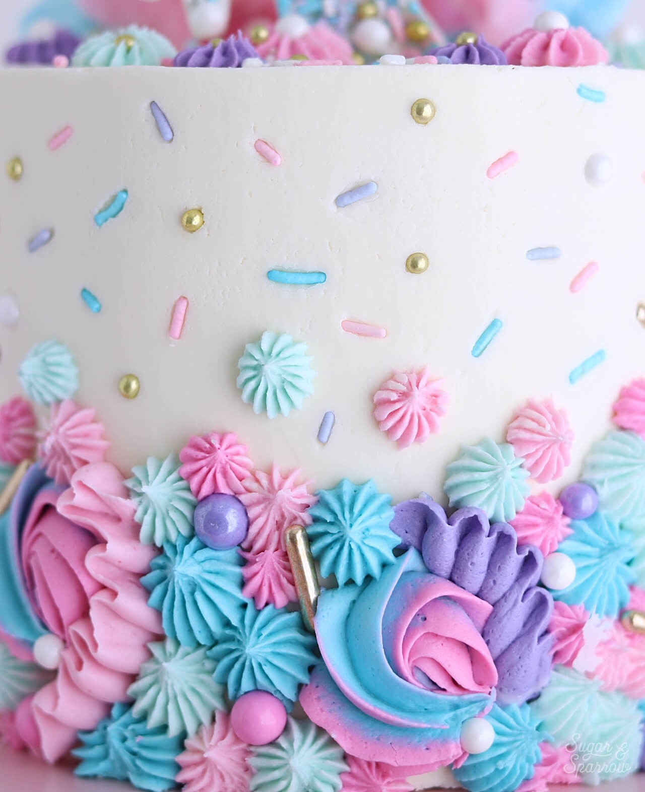 How to Make a Super Cute Rainbow Unicorn Cake - pinkscharming