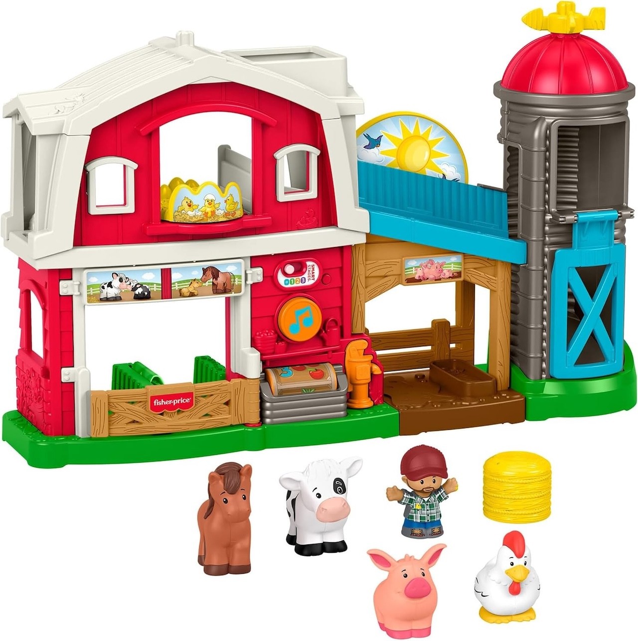 the fisher price farm play set for one year olds