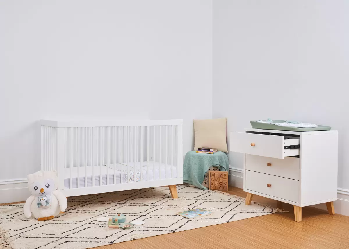 Aa Grotime 30228 Lincoln Cot White Natural Lifestyle 1