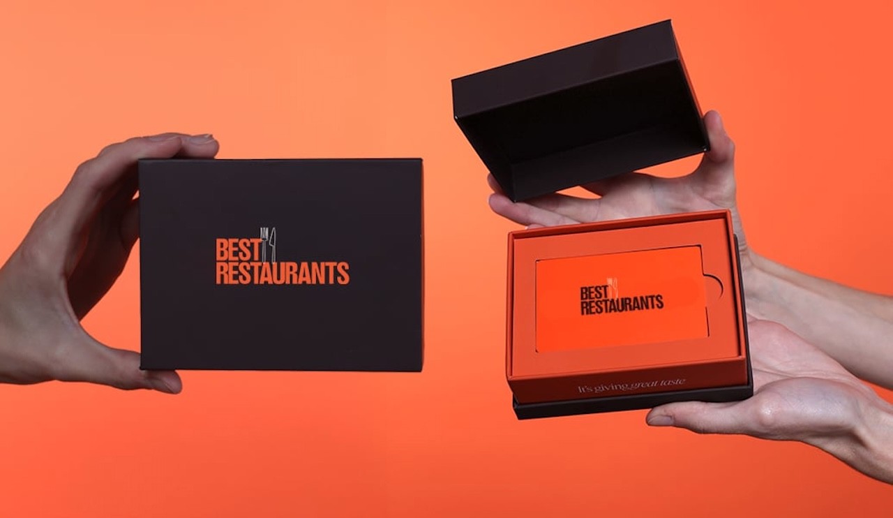 best restaurants gift card