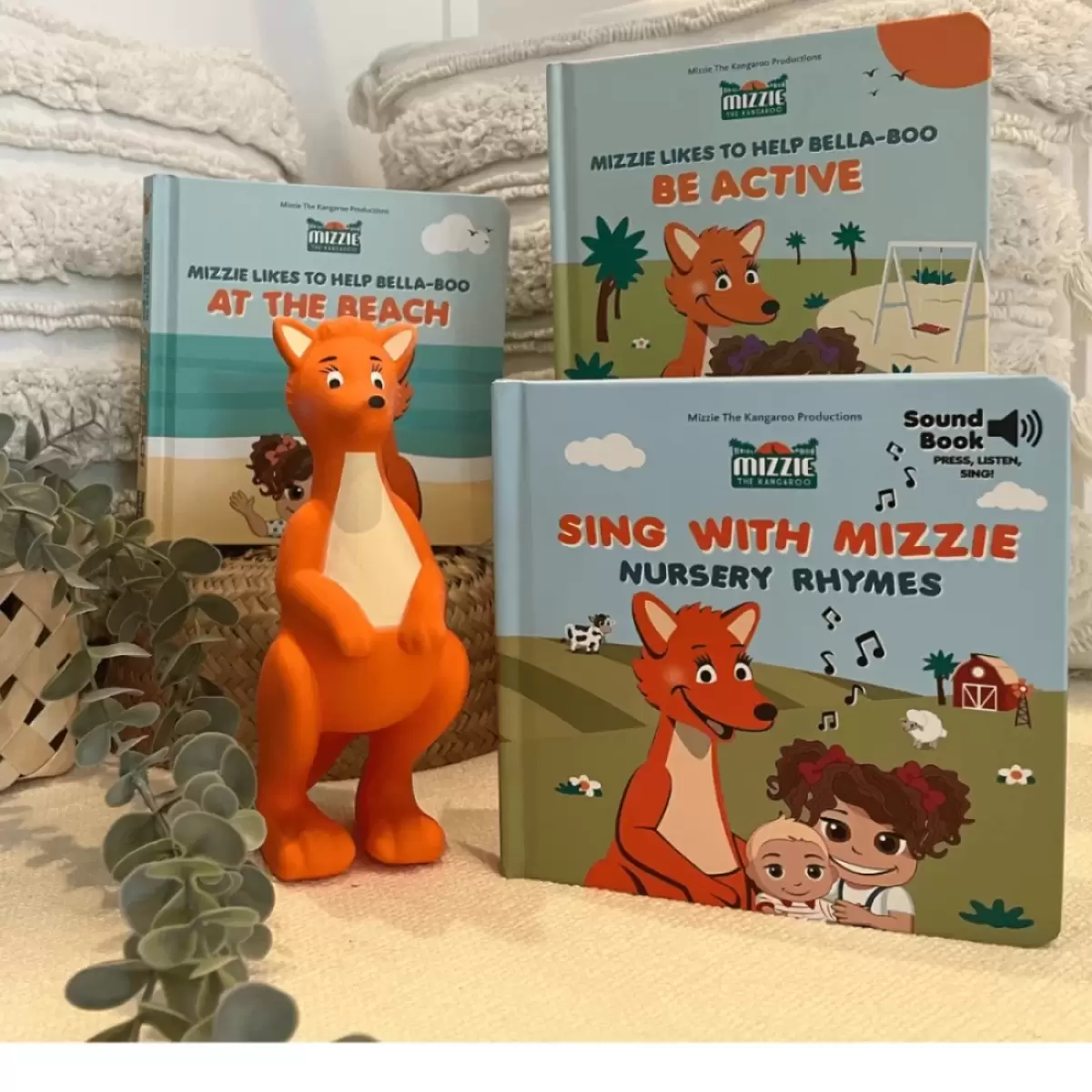 Mizzie The Kangaroo Newborn Gift Set For The Curious Baby