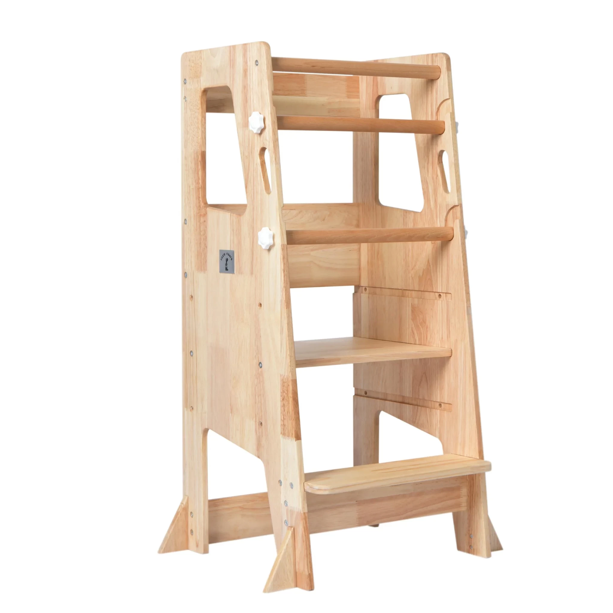 Adjustable Learning Tower Solid Pine Little Risers 1024x1024
