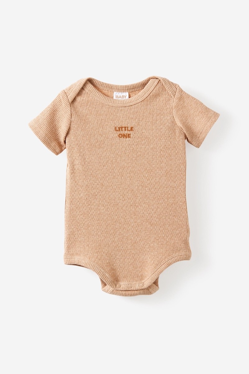 A short sleeve baby bodysuit by cotton on