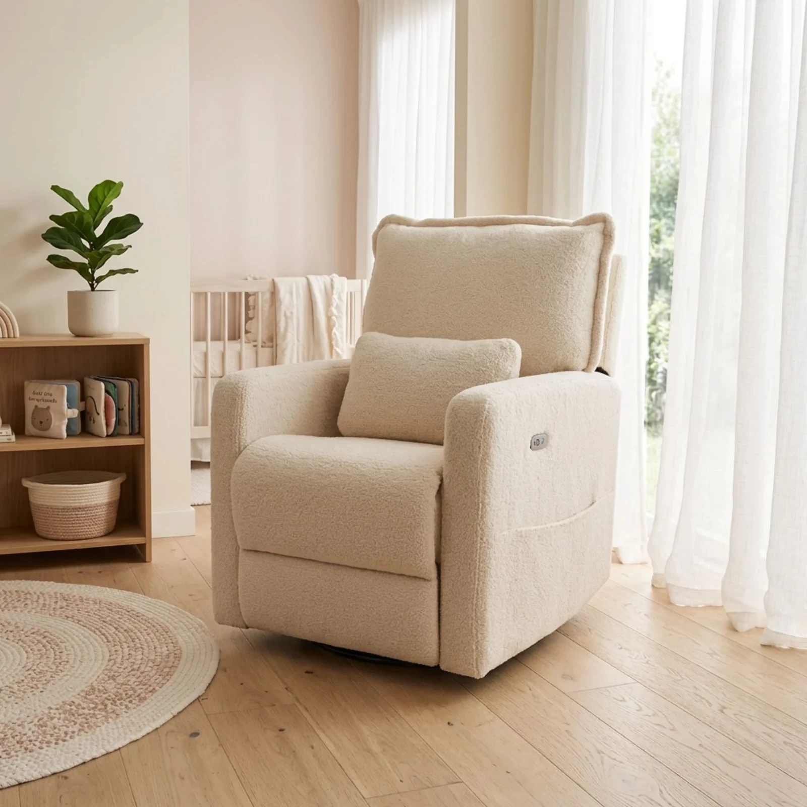 babystudio electric recliner for breastfeeding
