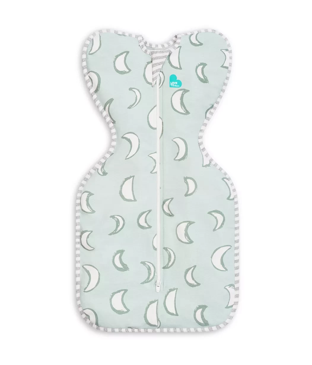 Close-up of the best baby swaddle on white background, highlighting gentle, premium fabric