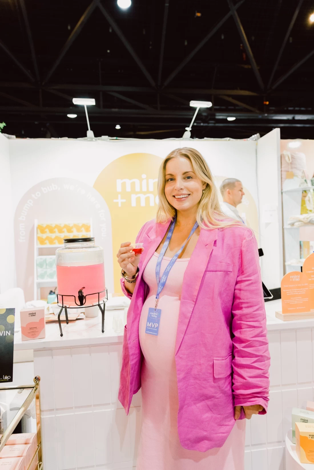 Photo of a baby expo exhibitor at the baby expo in Sydney, highlighting brands for new parents.