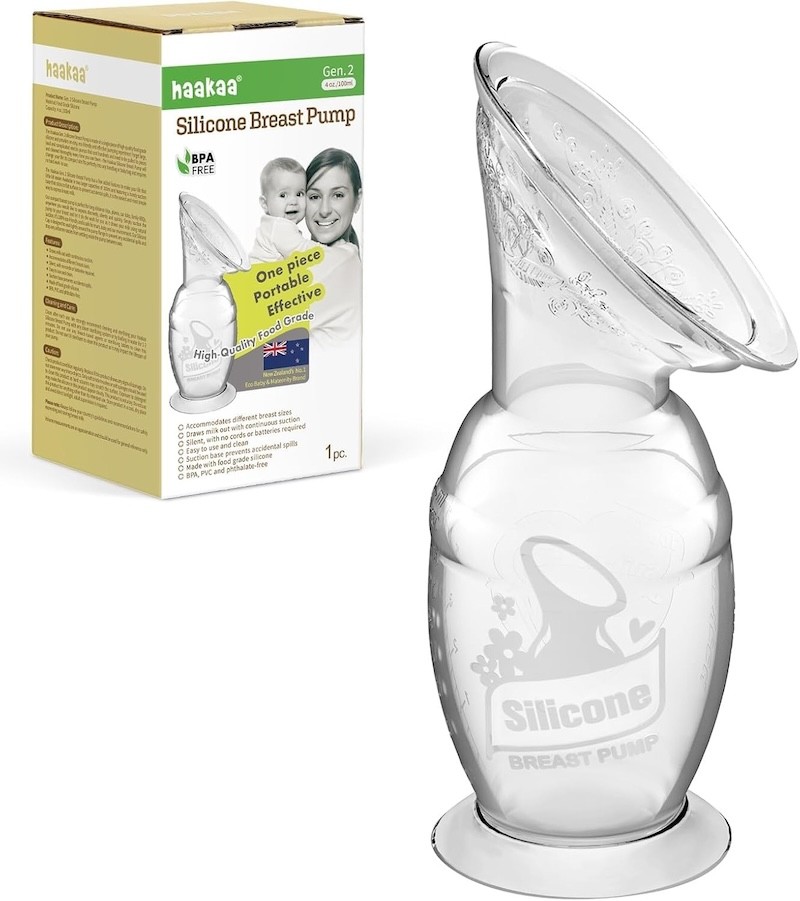 The haakaa silicone manual breast pump