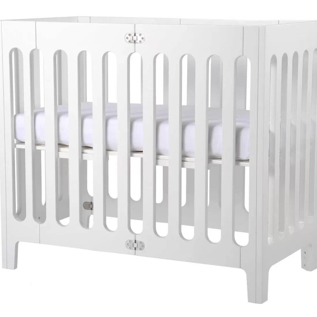 Bloom Alma Mini Crib Cot In Coconut White Rrp 529