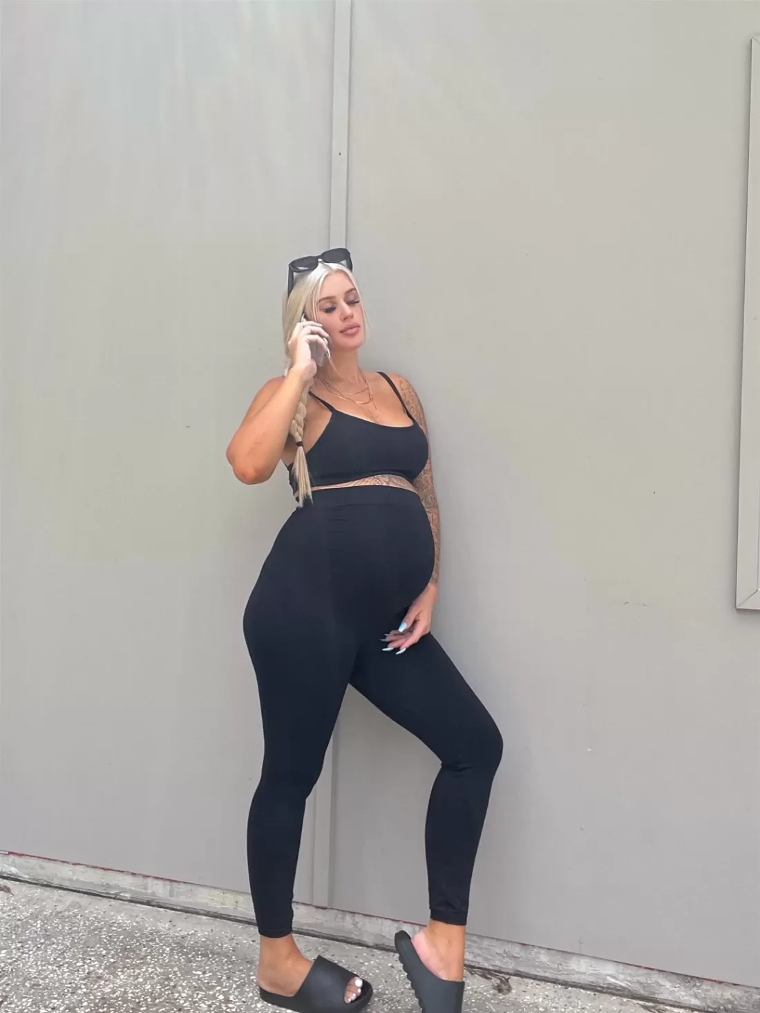 Plie And Specifically The Plie Maternity High Waist Leggings 145 00