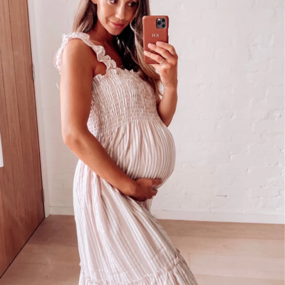 1  Savannah Tiered Nursing Maternity Dress From Mama Muse 169