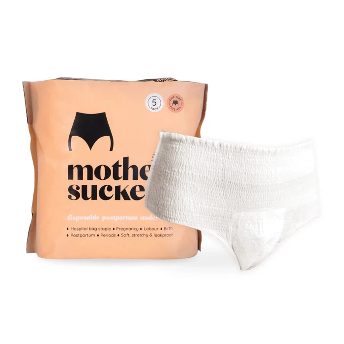Disposable underpants for packing in your hospital bag for after birth