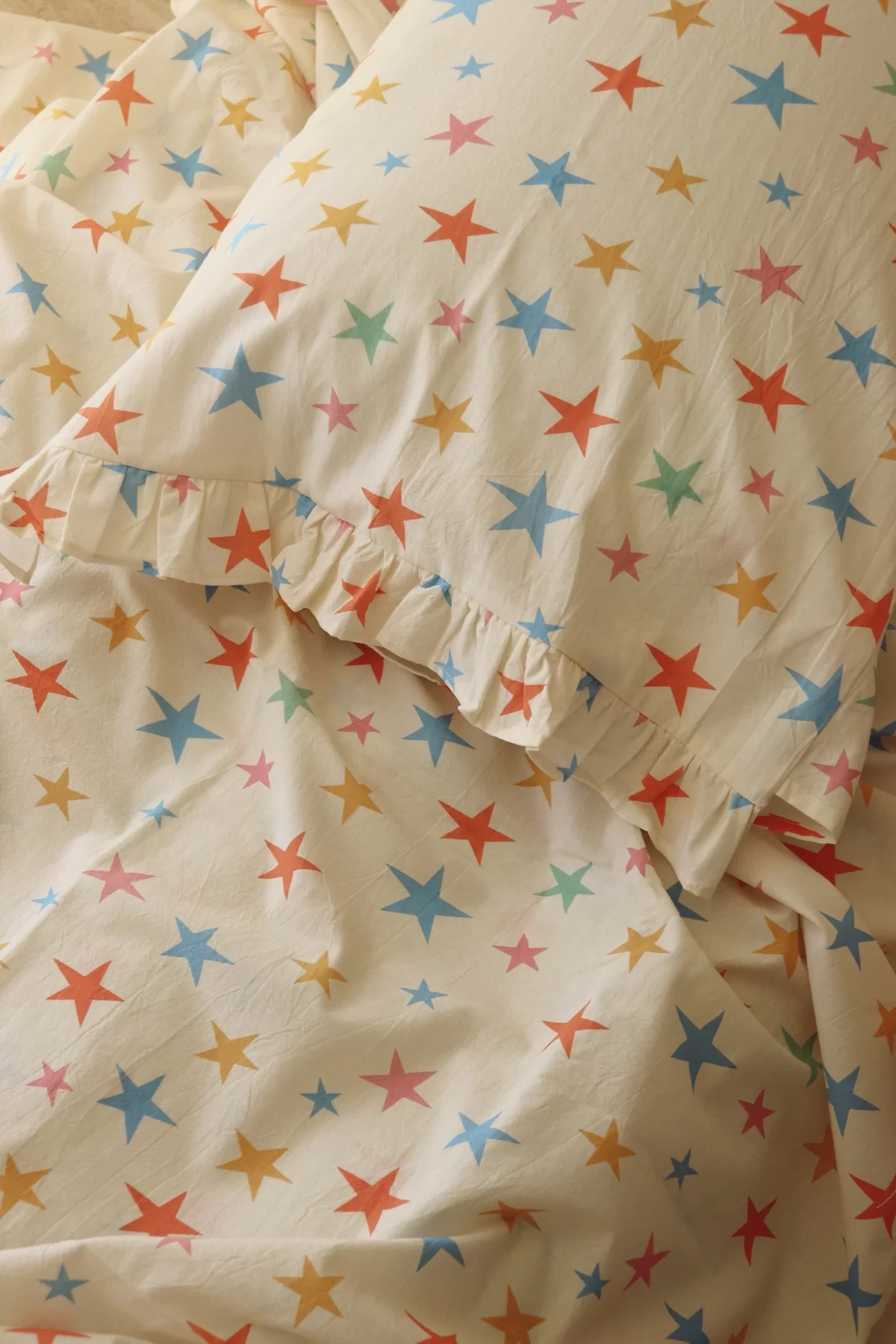 Starry print baby bedding