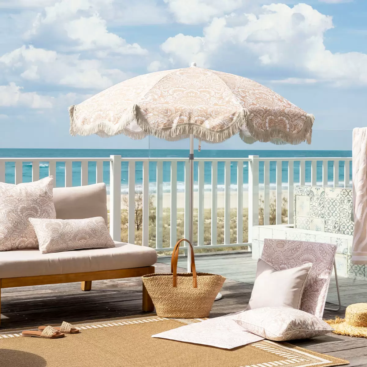Pillow Talk St Barts Beach Umbrella