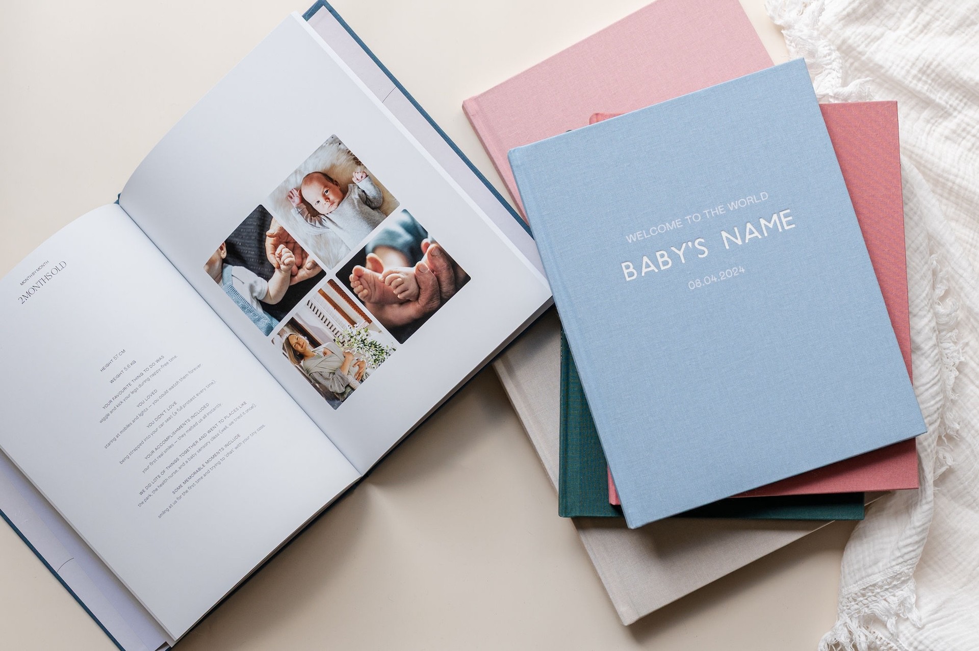 The memorised bump to birthday book, a great gift for a new mum in australia