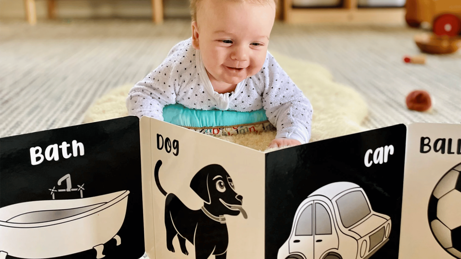 Young Wonderer Black And White Baby Book