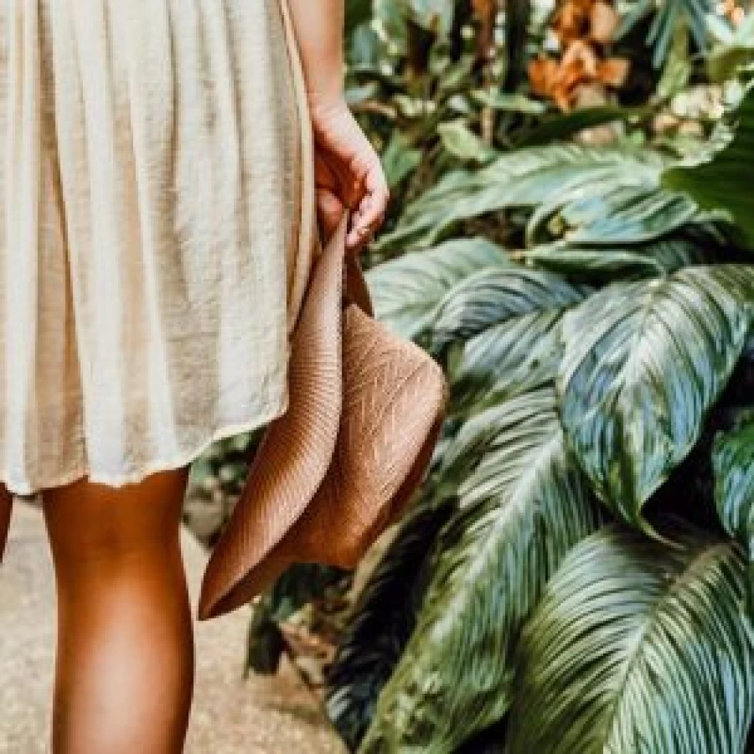 Closer look at a calming plant inside the spa offering the Best Pregnancy Massage